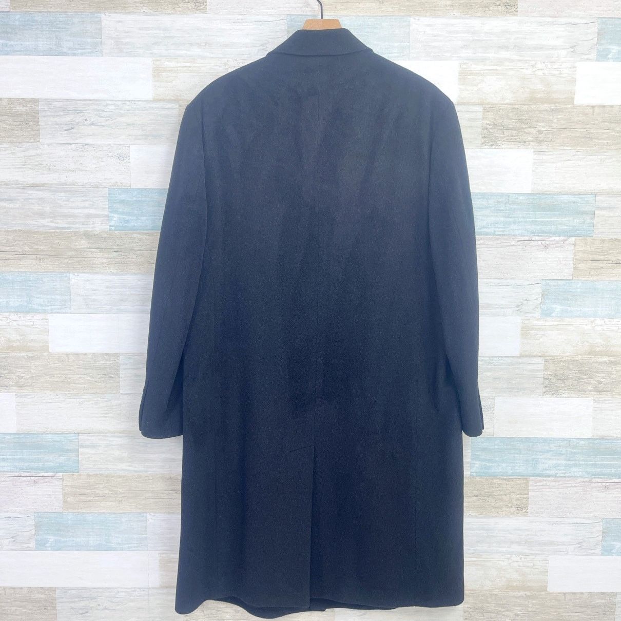 Lauren Ralph Lauren LRL Ralph Lauren Lambswool Cashmere Overcoat Black Mens 44S Size US XL / EU 56 / 4 - 5 Thumbnail