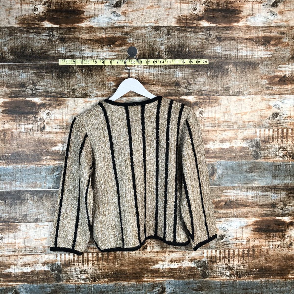 Homespun Knitwear × Japanese Brand × Vintage Japanese Brand Brown vintage Knitwear #A1312 Size S / US 4 / IT 40 - 12 Thumbnail