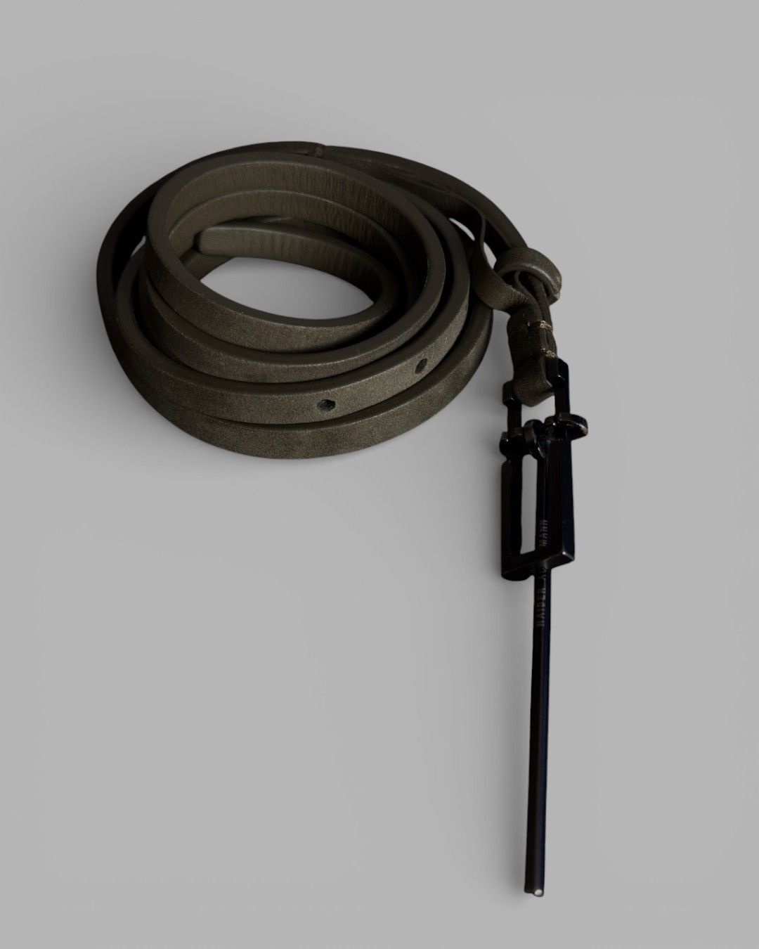 Haider Ackermann Haider Ackermann Double Wrap Thin Designer Leather Belt Size ONE SIZE - 12 Thumbnail