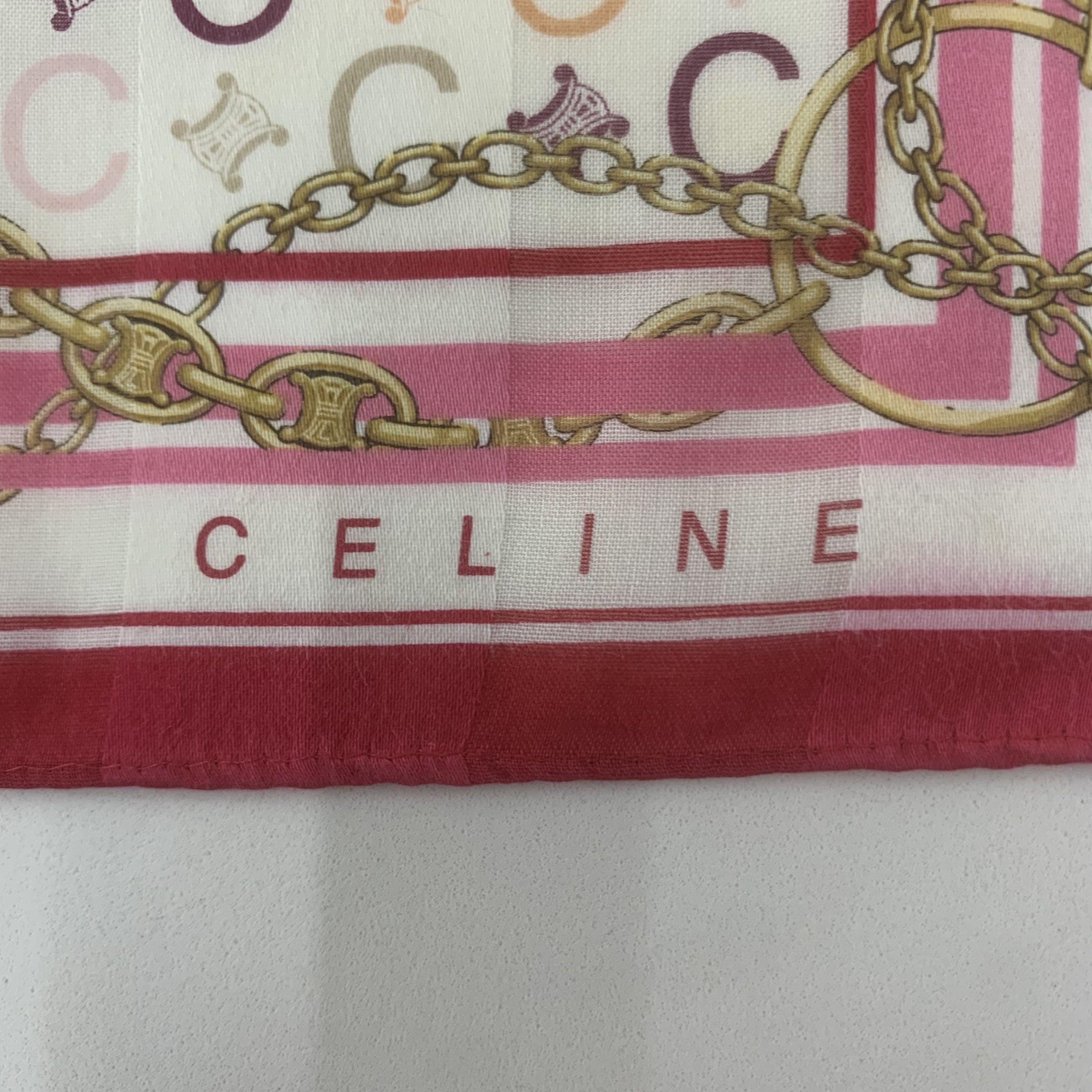 Celine Celine Handkerchief Bandana Neckerchief Pocket Square Size ONE SIZE - 4 Thumbnail