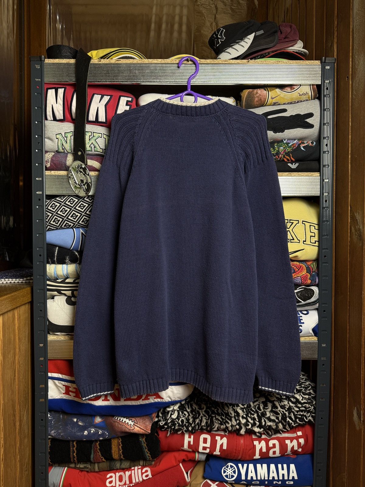Burberry Vintage Burberry Zipper Sweater Size US XL / EU 56 / 4 - 2 Thumbnail