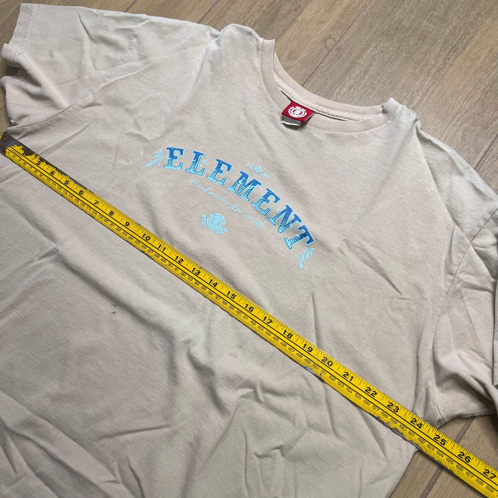 Element Y2K beige Element short-sleeved t-shirt blue Sz XL Size US XL / EU 56 / 4 - 9 Thumbnail