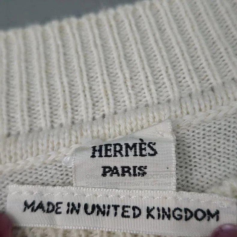 Hermes Hermes Blue White Stripe Cashmere Sweater. Size US XS / EU 42 / 0 - 5 Thumbnail