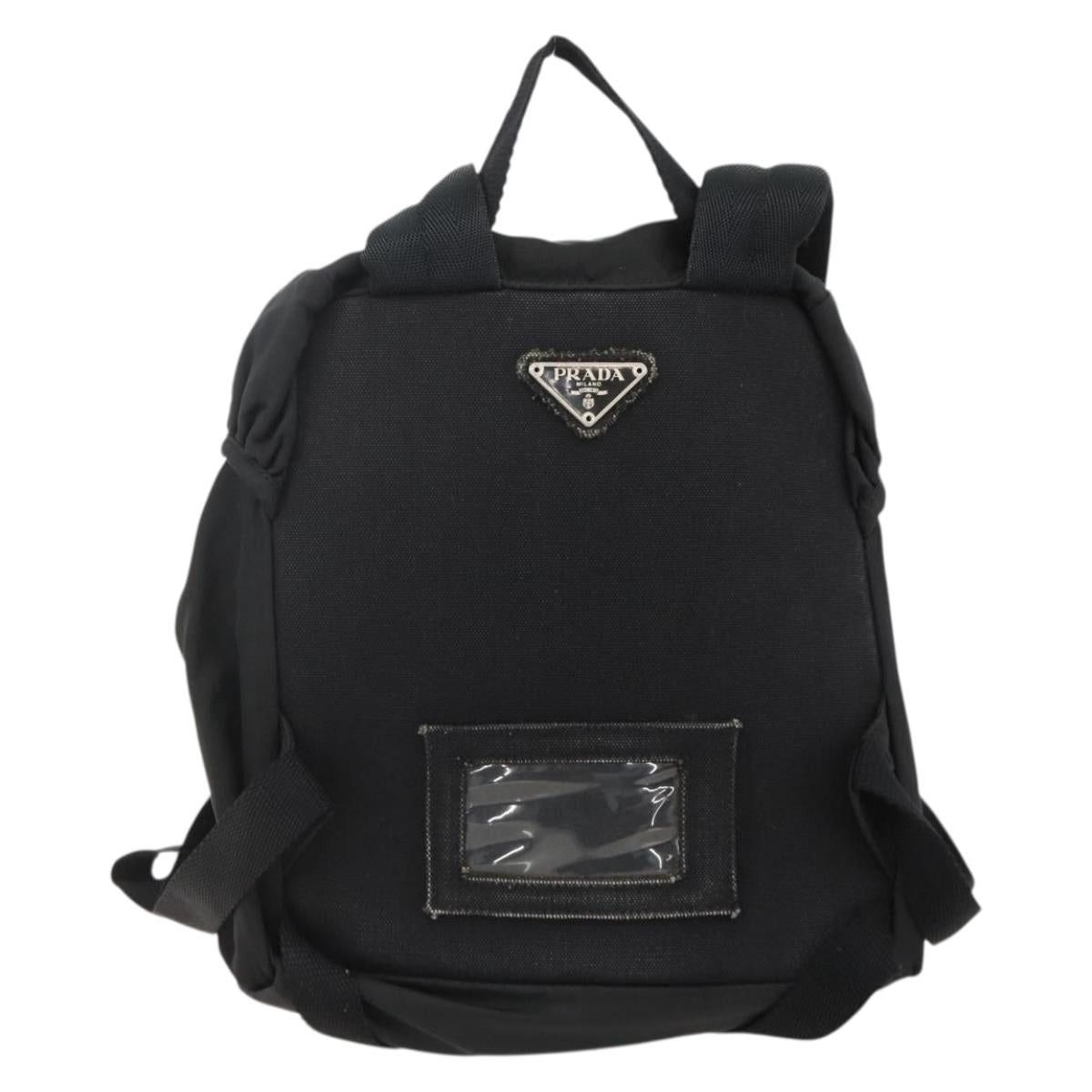 PRADA Backpack Nylon Black Silver Auth 175381 - Jerrillo display picture 1
