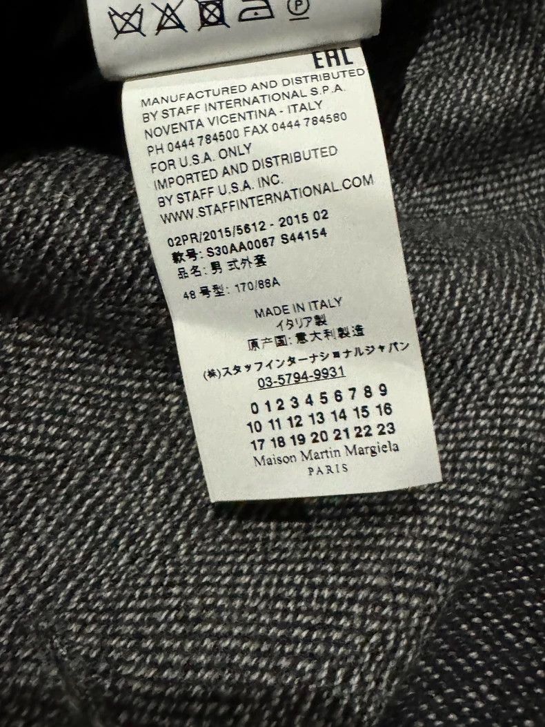 Maison Margiela Maison Margiela Men's wool coat 2501-Nextarrow Size US M / EU 48-50 / 2 - 7 Thumbnail