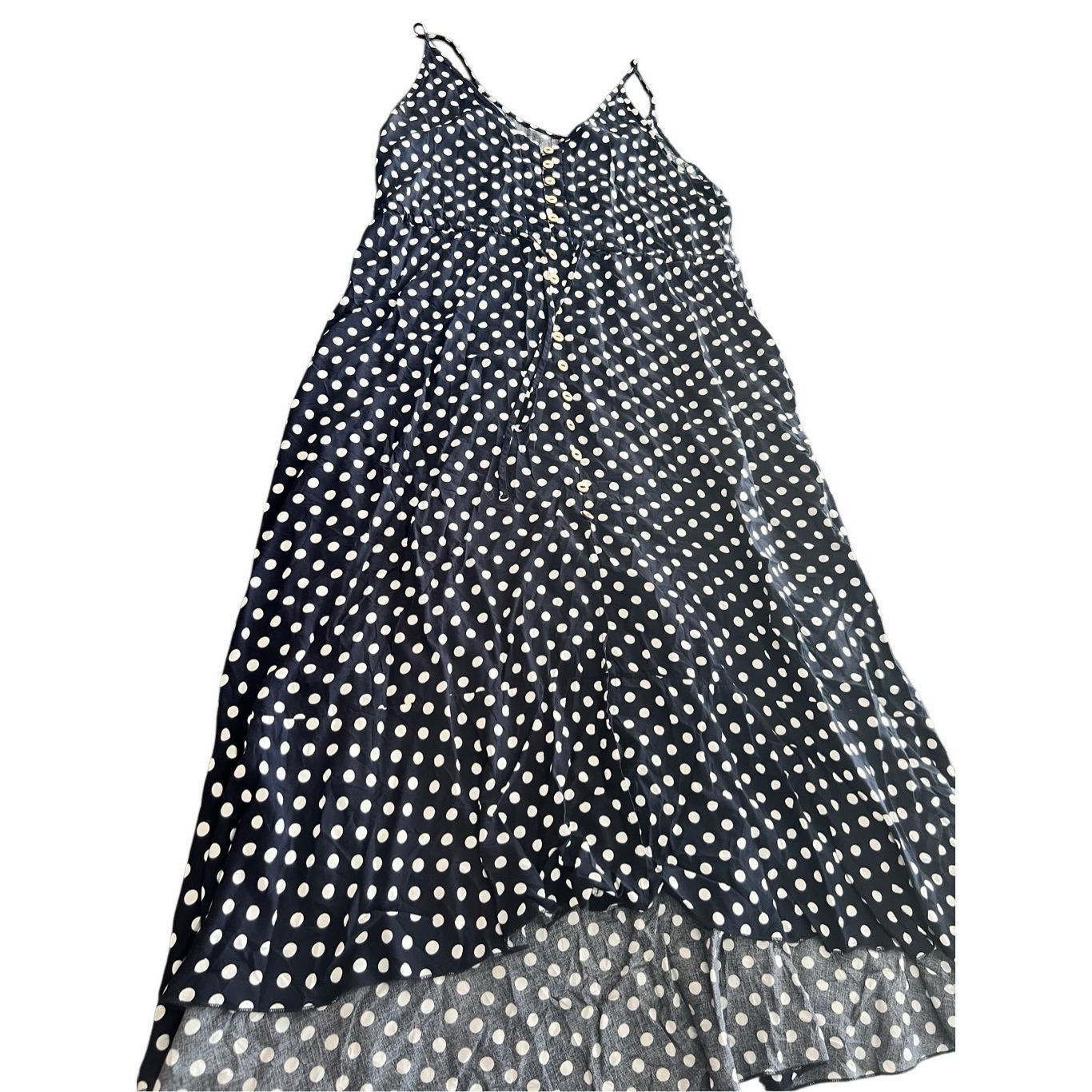 Shein SHEIN Vintage Midi Length Polka-dot Skater Dress Size M / US 6-8 / IT 42-44 - 2 Thumbnail