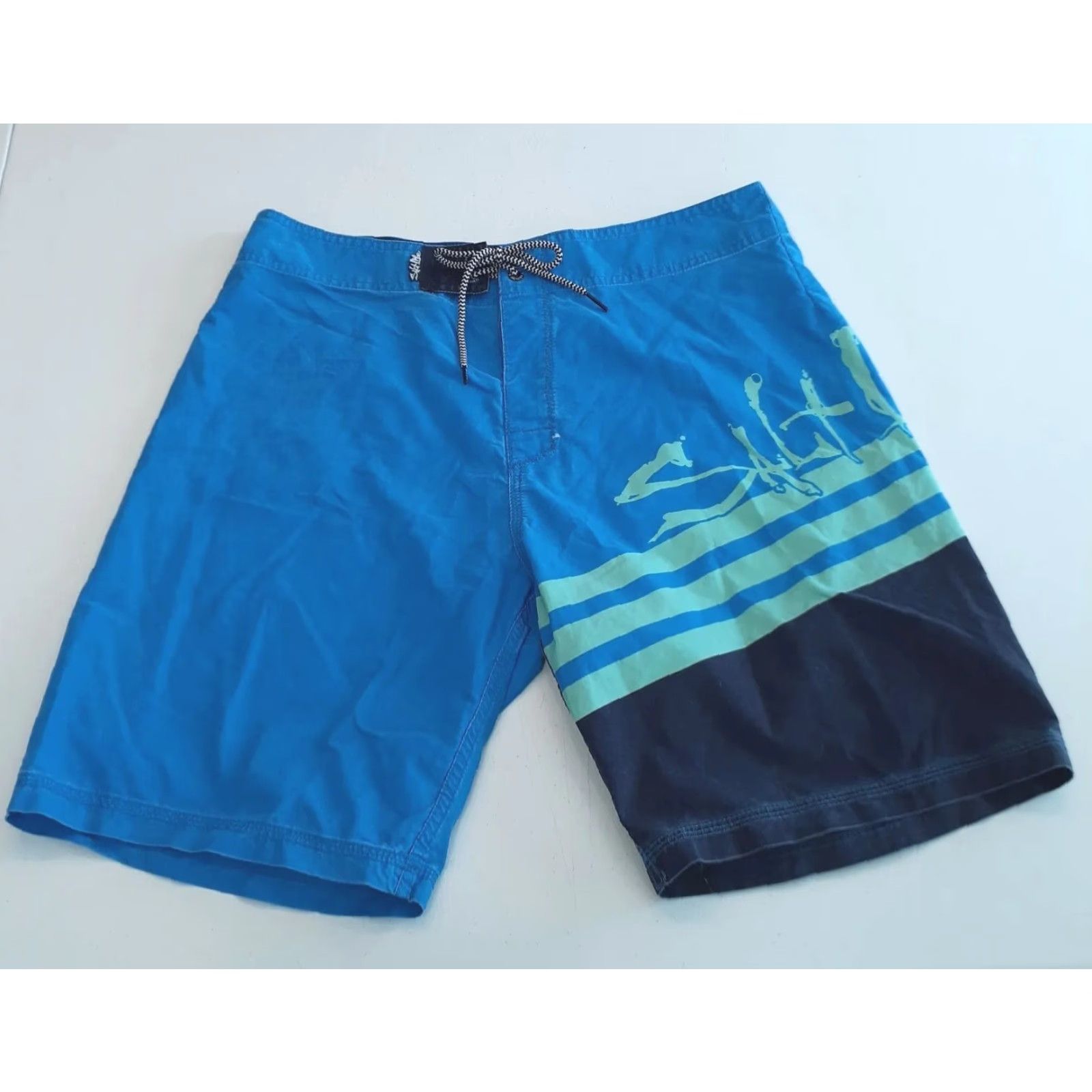 Vintage Salt Life Board Shorts Blue Mens 32 Adult Regular Swim Bottoms Blue Space? Size US 32 / EU 48 - 2 Thumbnail