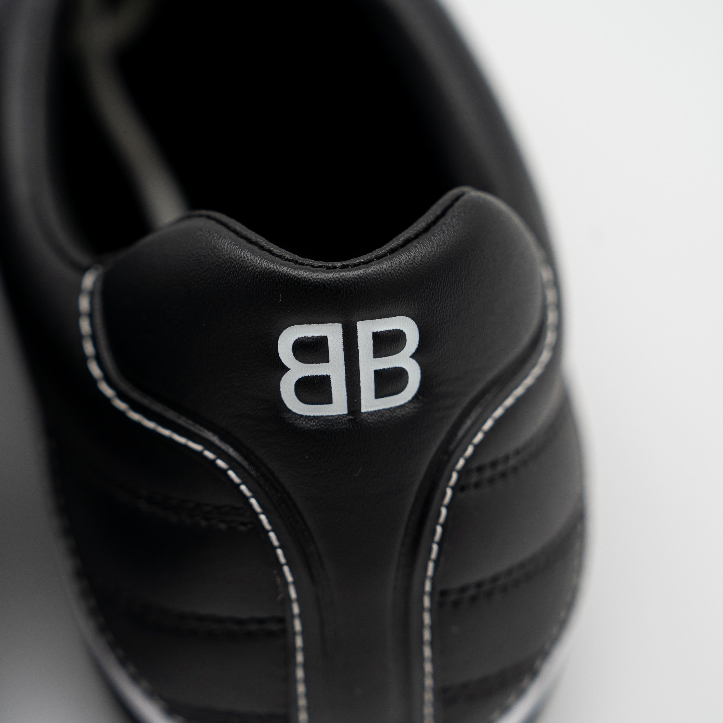 Balenciaga 44 - Balenciaga Zen Sneakers Black White Leather Size US 11 / EU 44 - 8 Thumbnail
