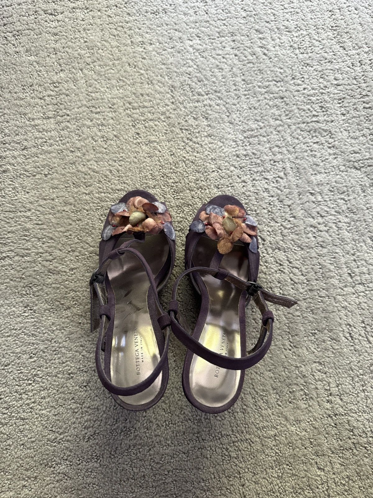 Bottega Veneta Bottega Veneta Floral Heels Vintage Size US 10.5 / IT 40.5 - 3 Thumbnail