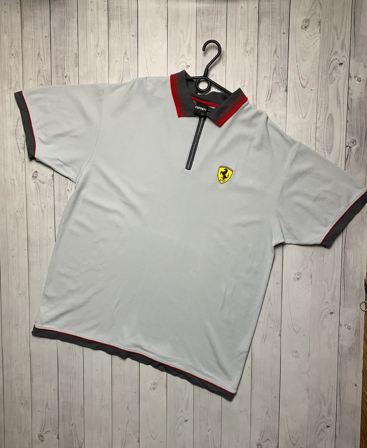 Ferrari × Vintage Vintage Ferrari racing polo logo grey size XXL Size US XXL / EU 58 / 5 - 1 Thumbnail