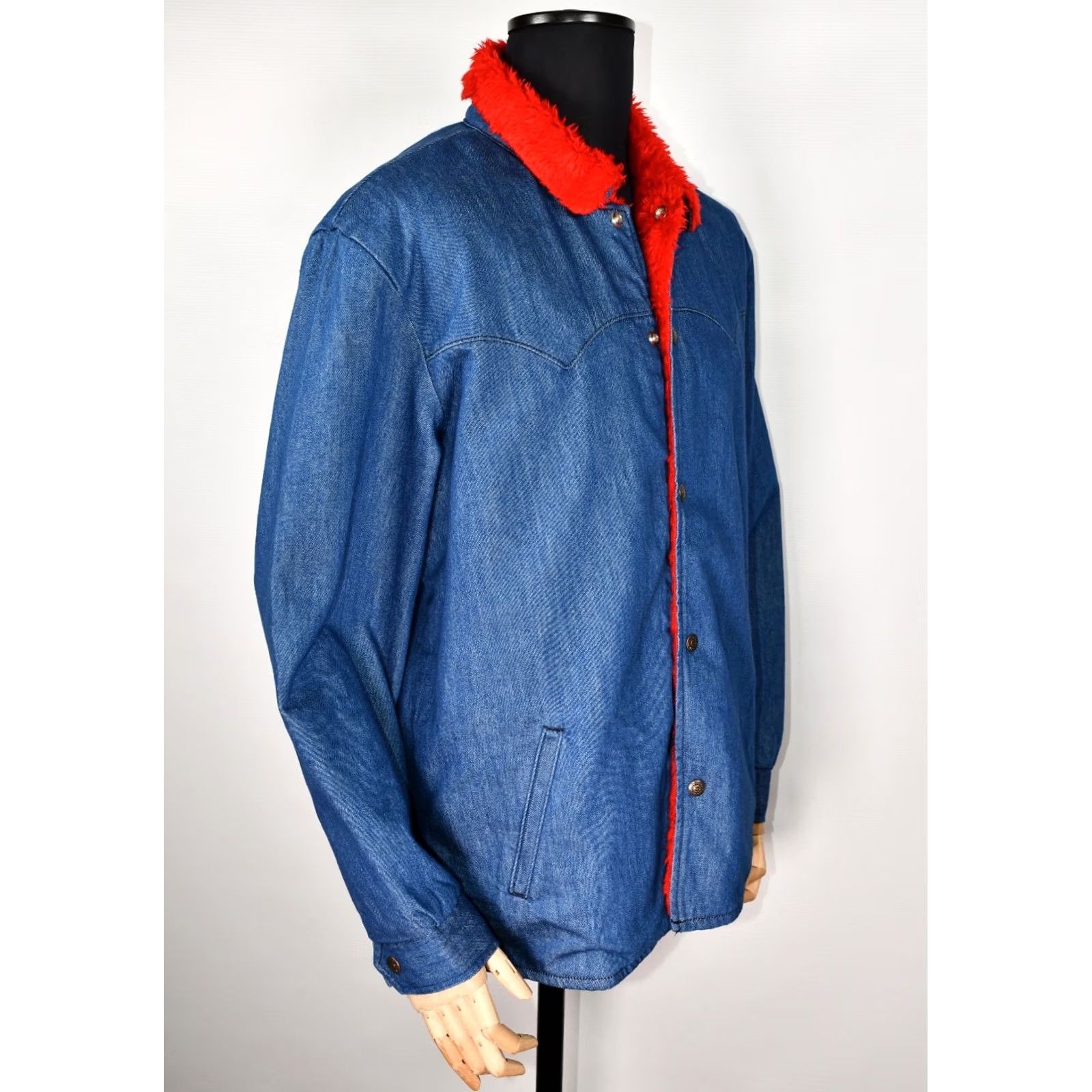 Levi's Levi’s Sherpa Car Jacket NO FUN LVC Vintage Clothing Archives Men’s Jacket L Blue 100% Cotton Size US L / EU 52-54 / 3 - 3 Thumbnail