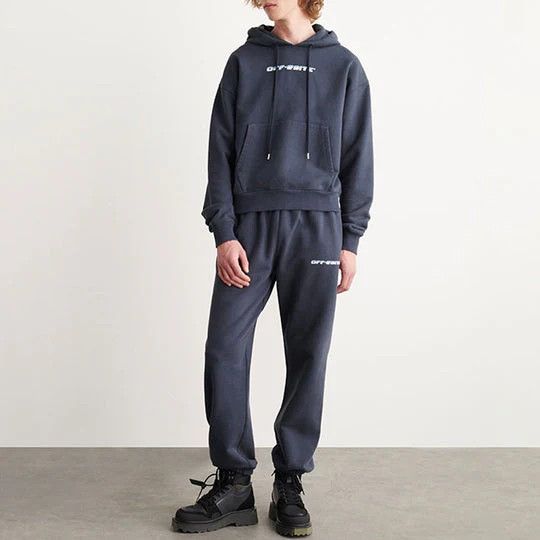 Off-White o1gr1nt1124 Between Arrow Over Hoodie in Navy Size US XS / EU 42 / 0 - 2 Thumbnail