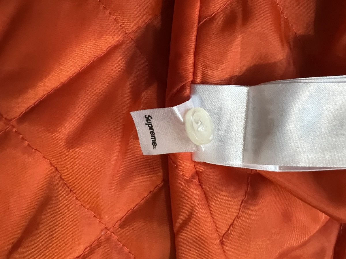 Supreme Supreme Quilted Lined Flannel Orange Large Size US L / EU 52-54 / 3 - 4 Thumbnail