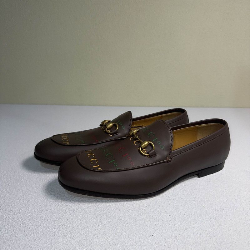 Gucci Gucci Casual Stylish Loafers in Coffee Brown 0079 Size US 8.5 / EU 41-42 - 1 Thumbnail