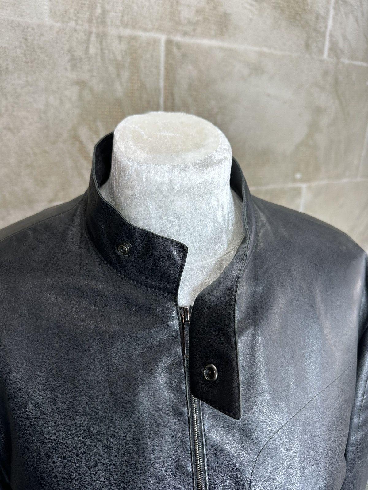 Mugler Vintage MUGLER leather archival jacket blazer Size L / US 10 / IT 46 - 5 Thumbnail