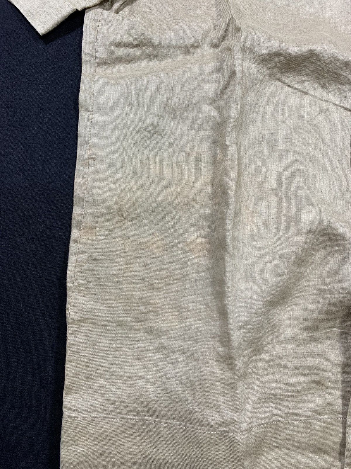 Solid Homme × Wooyoungmi SOLID HOMME collar Linen shirt Size US L / EU 52-54 / 3 - 9 Thumbnail