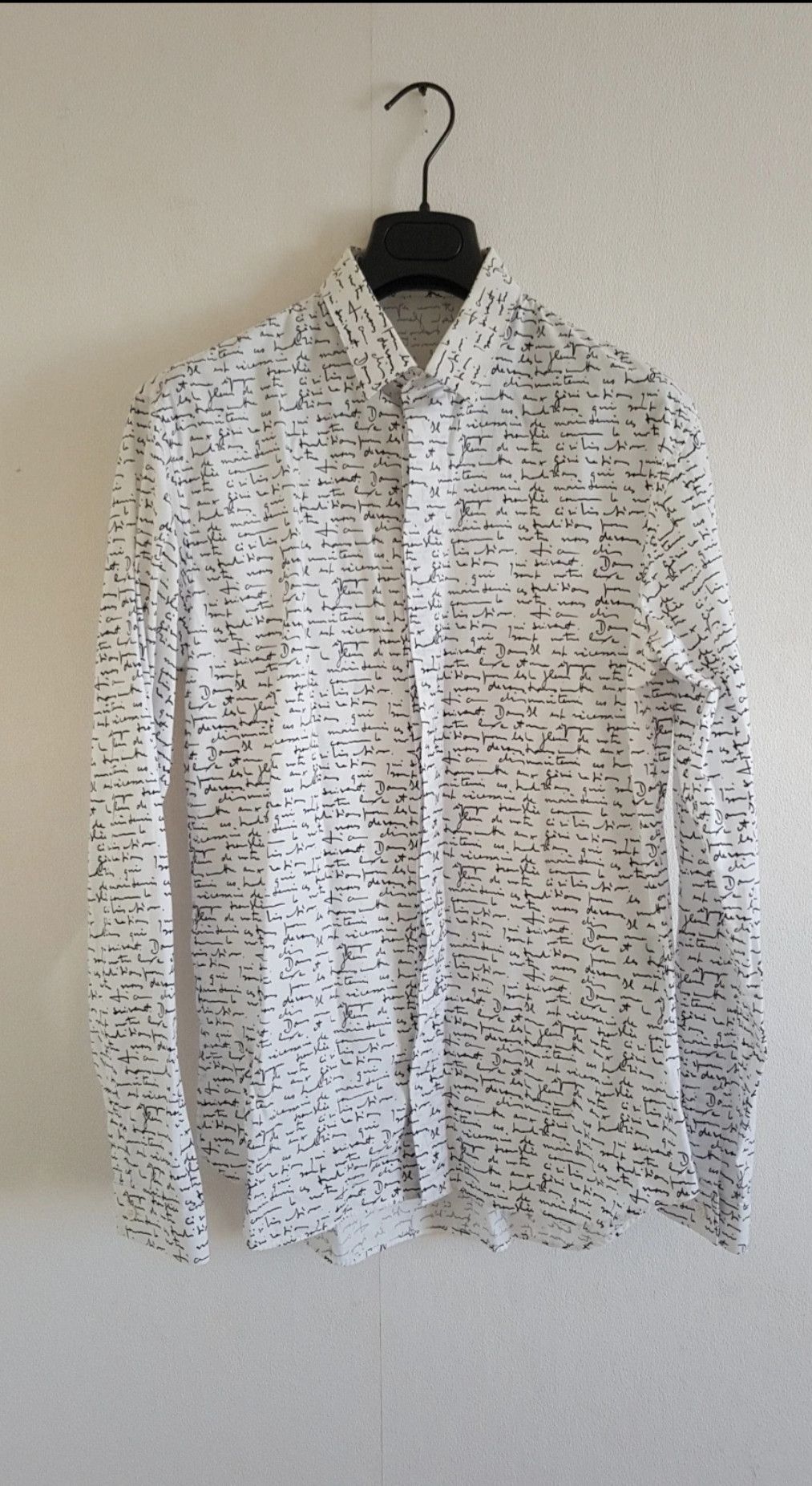 Dior Dior HOMME SS15 Script shirt Size US M / EU 48-50 / 2 - 2 Thumbnail