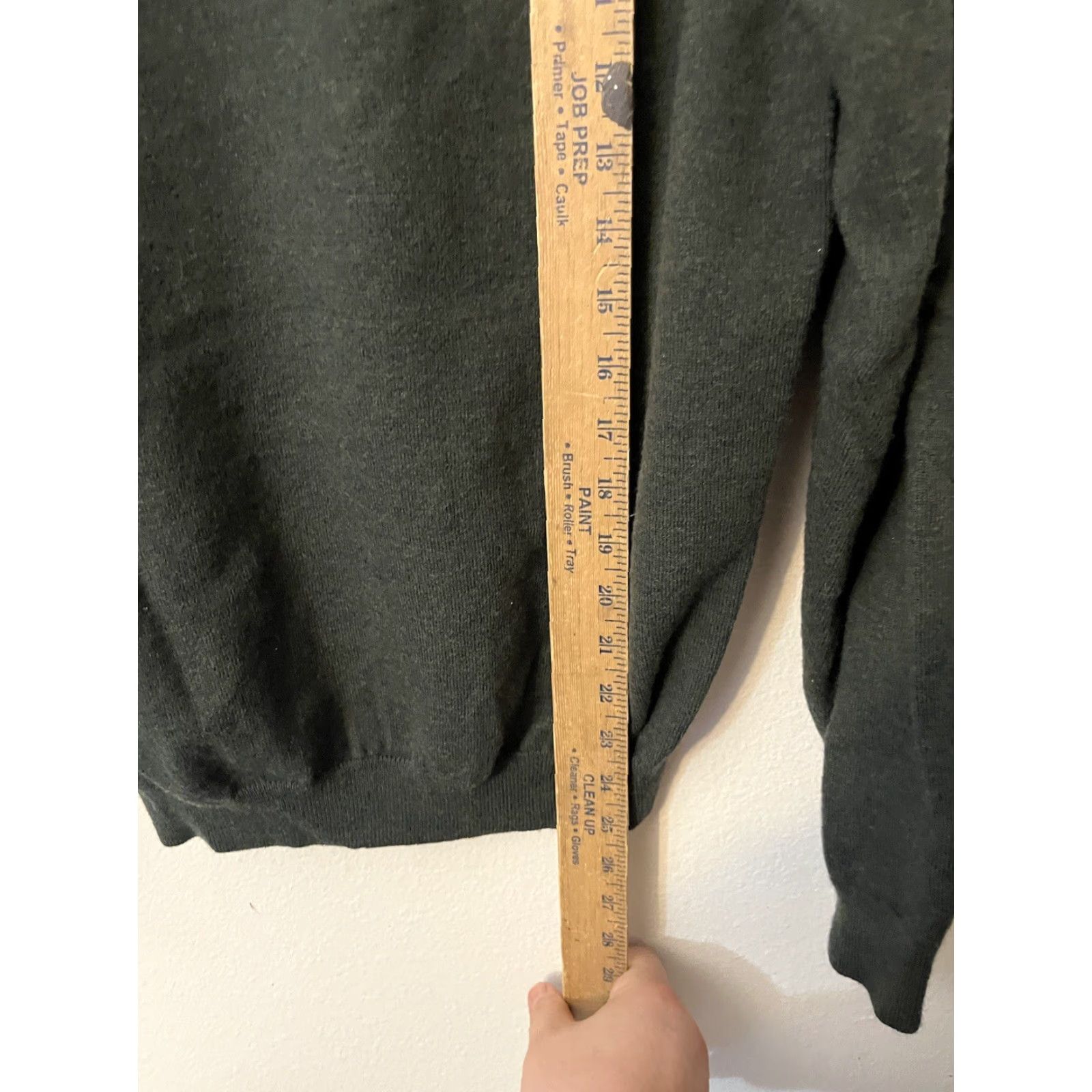Brooks Brothers Brooks Brothers Sweater Merino Wool Blend V-Neck Mens Large Green Shirt/ Sweater Size US L / EU 52-54 / 3 - 4 Thumbnail