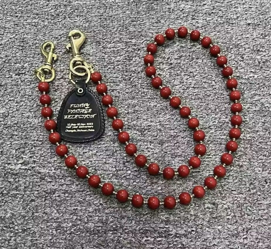 Vintage Fashionable Red Beads Waist Accessories Size ONE SIZE - 1 Thumbnail