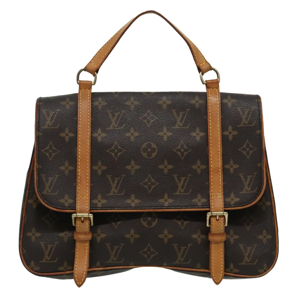 Louis Vuitton Marelle Brown Canvas Backpack Bag (Pre-Owned) Size ONE SIZE - 1 Thumbnail