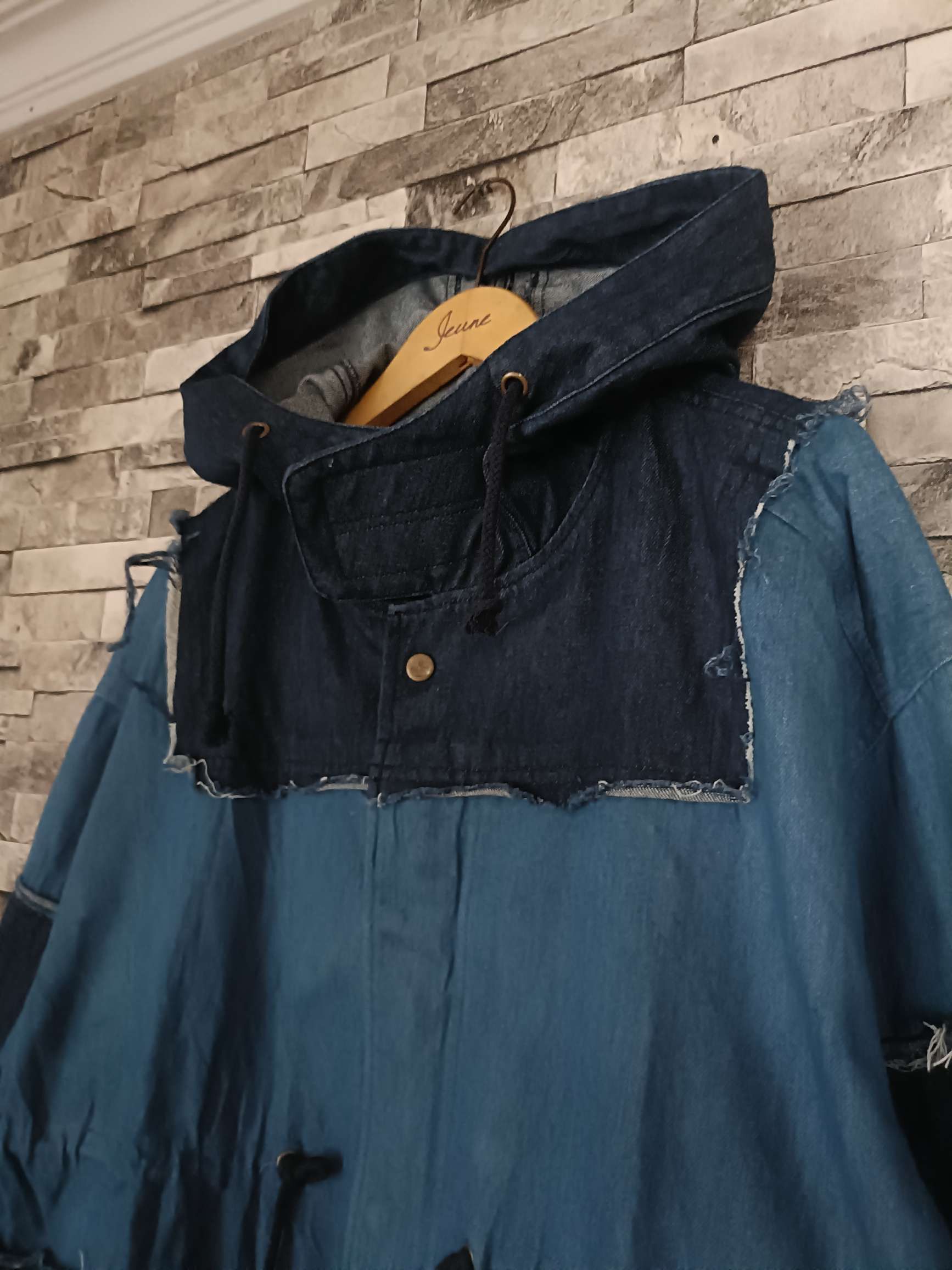 Japanese Brand Rivet & surge patches denim streetwear coat Size US XL / EU 56 / 4 - 2 Thumbnail