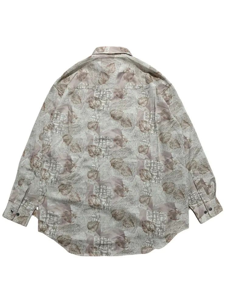 Japanese Brand Doux douce all of printed vintage silk shirt japan made Size US M / EU 48-50 / 2 - 2 Thumbnail