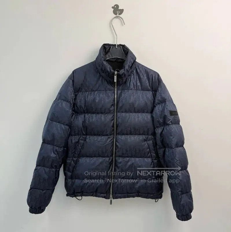 Dior Dior Men's Blue Cashmere Blend Puffer Jacket . Size US M / EU 48-50 / 2 - 1 Thumbnail
