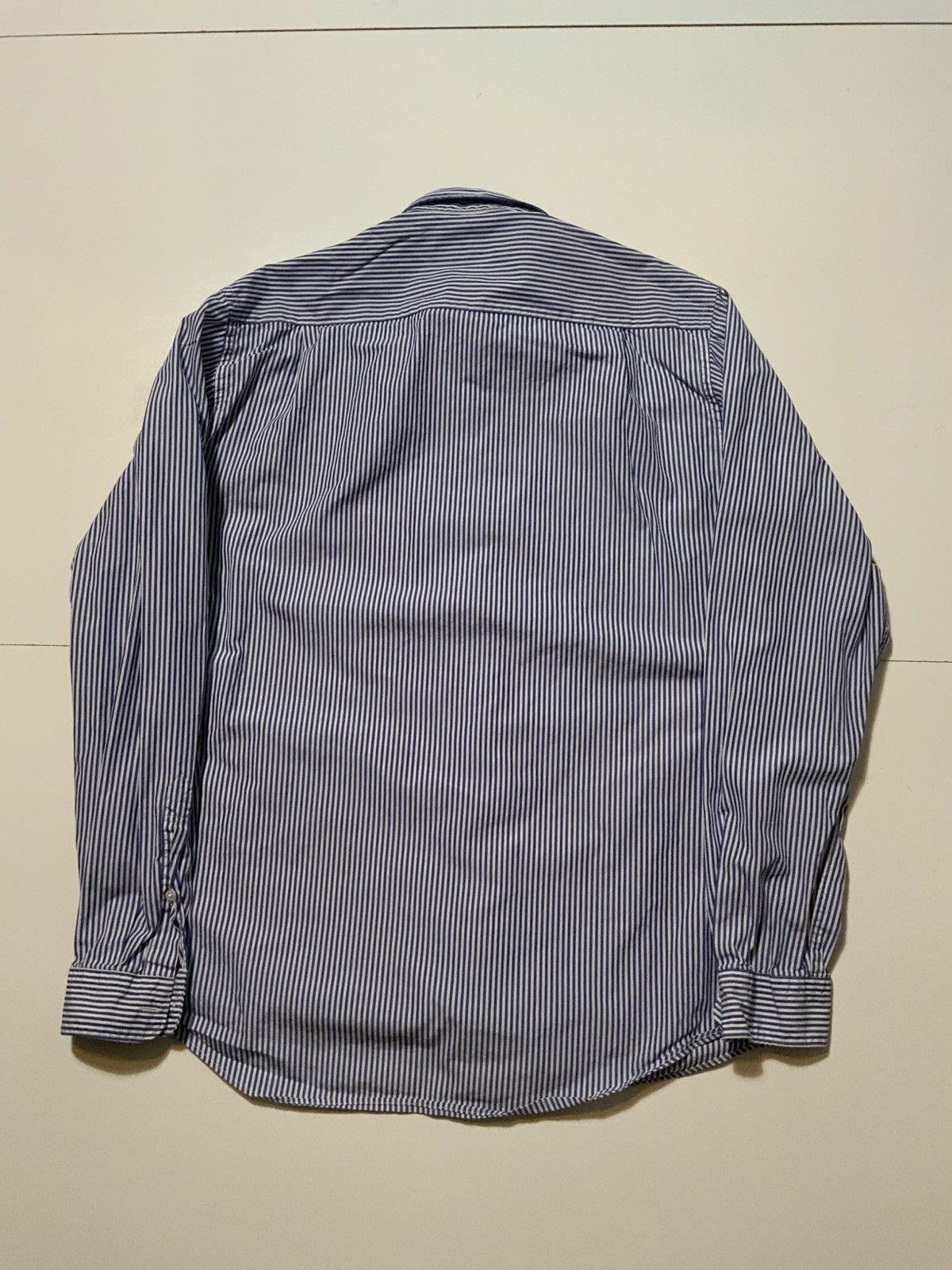 President's $349 Presidents P’s Giza Cotton Popeline Stick Stripe Shirt Size US L / EU 52-54 / 3 - 2 Thumbnail