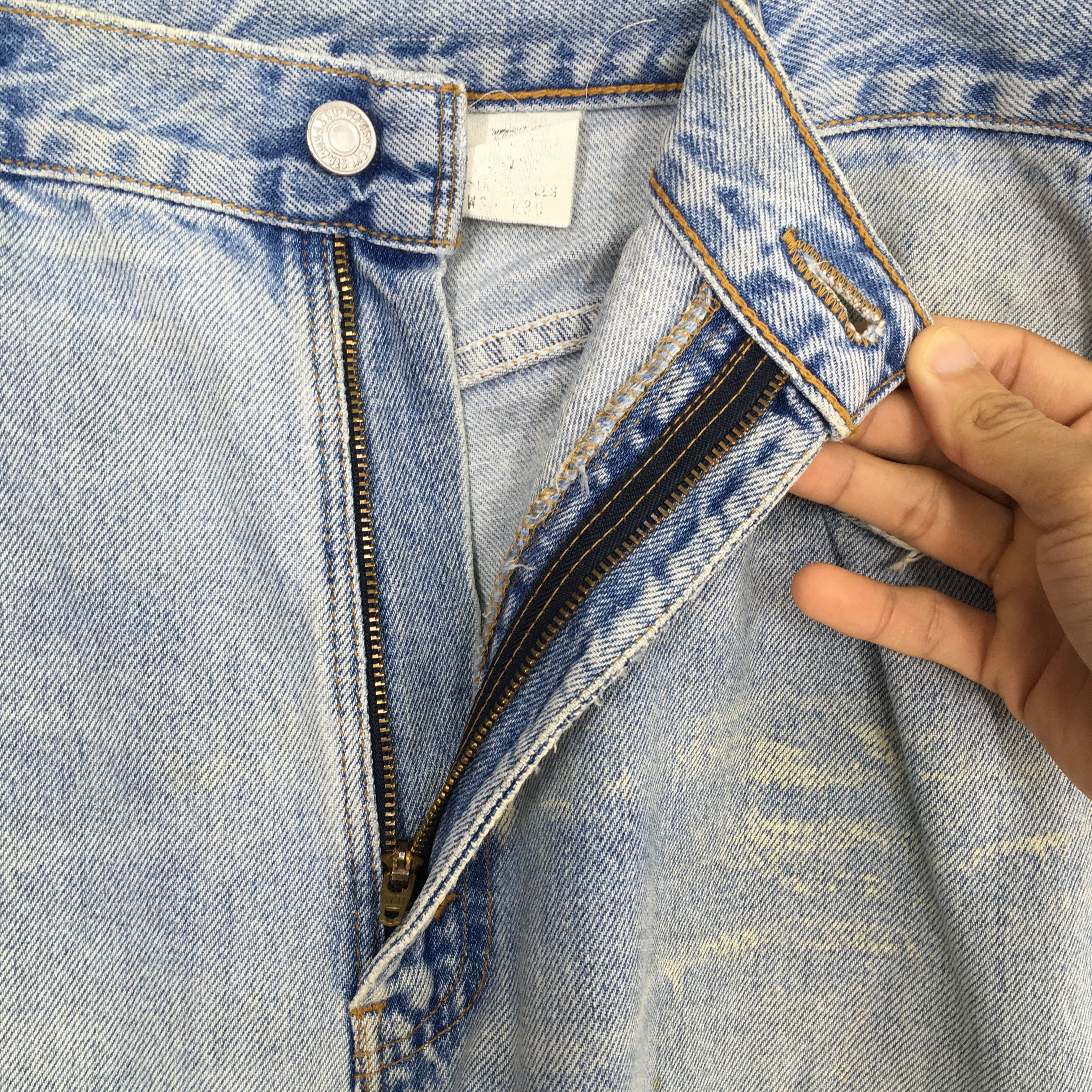 Levi's Size 36x31 Vintage Levis 505 Pale Blue Jeans S822 Size US 36 / EU 52 - 10 Thumbnail