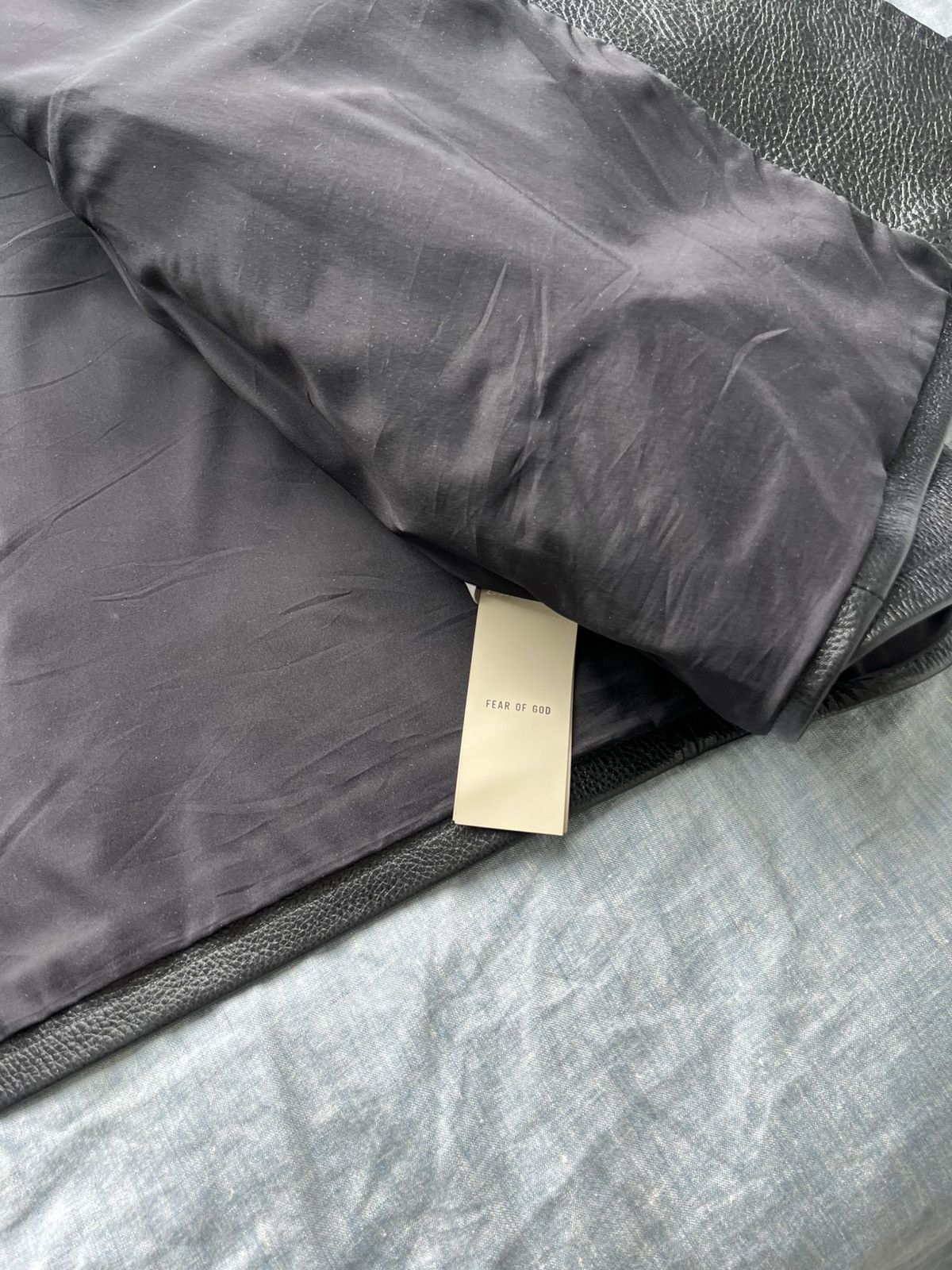 Fear of God 5795USD Leather Rider Jacket Size US L / EU 52-54 / 3 - 7 Thumbnail