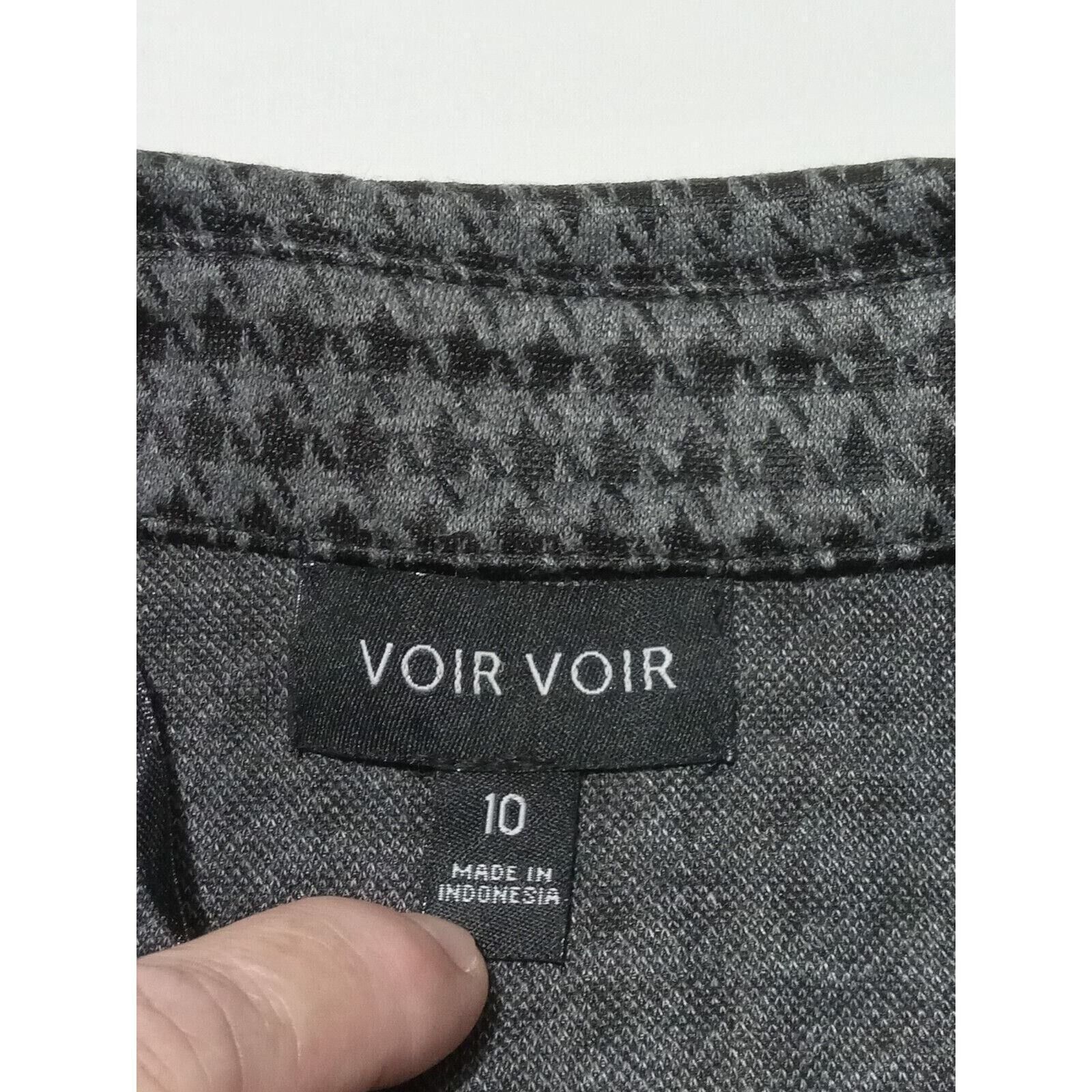& Other Stories New Voir Voir Houndstooth Dress 10 Sheath Short Sleeve $75 Size L / US 10 / IT 46 - 5 Thumbnail