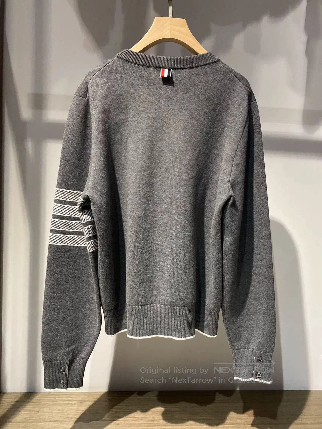 Thom Browne Thom Browne Anchor Knit Sweater. Size US XL / EU 56 / 4 - 2 Thumbnail