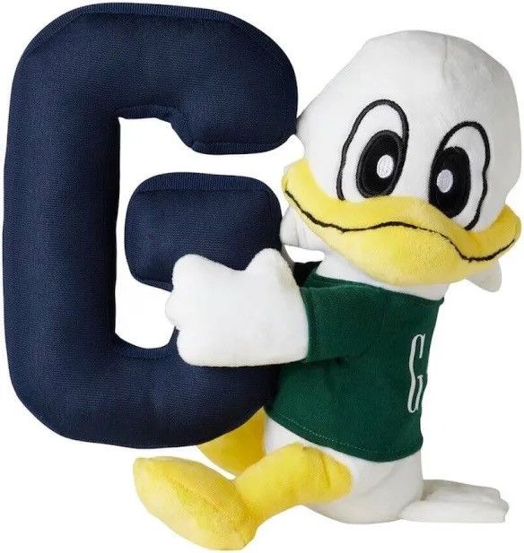 Gap × Palace Palace x Gap Jeremy the Duck Plush Toy Doll in White Multi Size ONE SIZE - 2 Thumbnail