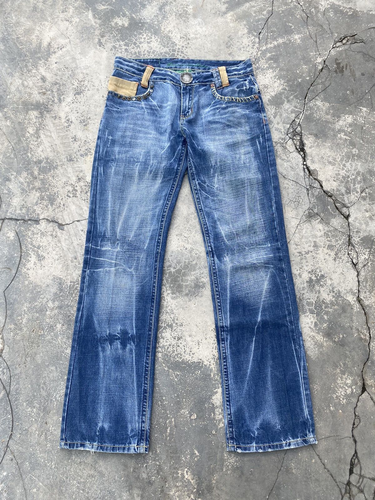 Japanese Brand Grunge Jeans Size US 32 / EU 48 - 1 Thumbnail