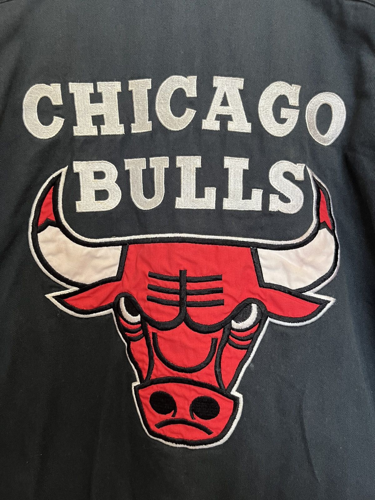 Starter Vintage 90s Chicago Bulls x Starter Reversible Bomber Jacket Size US L / EU 52-54 / 3 - 10 Thumbnail