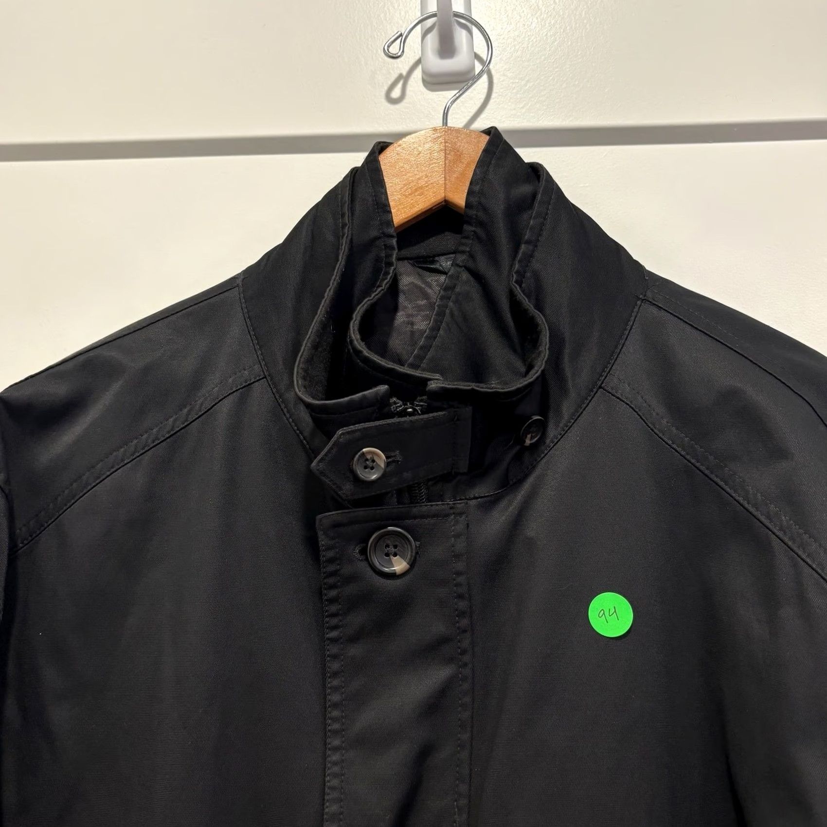 Ralph Lauren Lauren Ralph Lauren Mens Black Full Zip Trench Coat Jacket 40R Coat Size US XXS / EU 40 - 6 Thumbnail