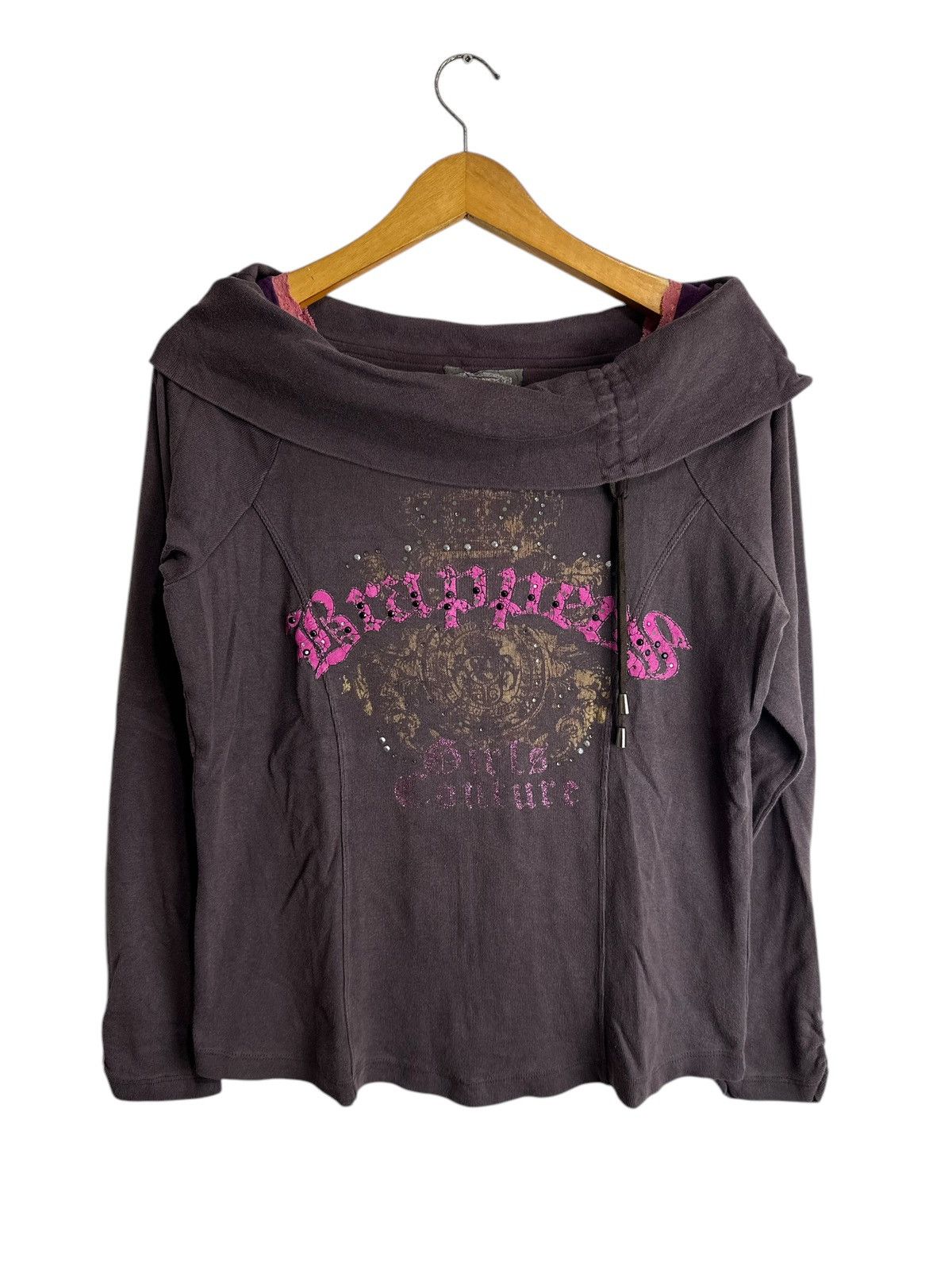 BRAPPERS STUDDED POEM LONG SLEEVE IFSIXWASNINE LGB STYLE
