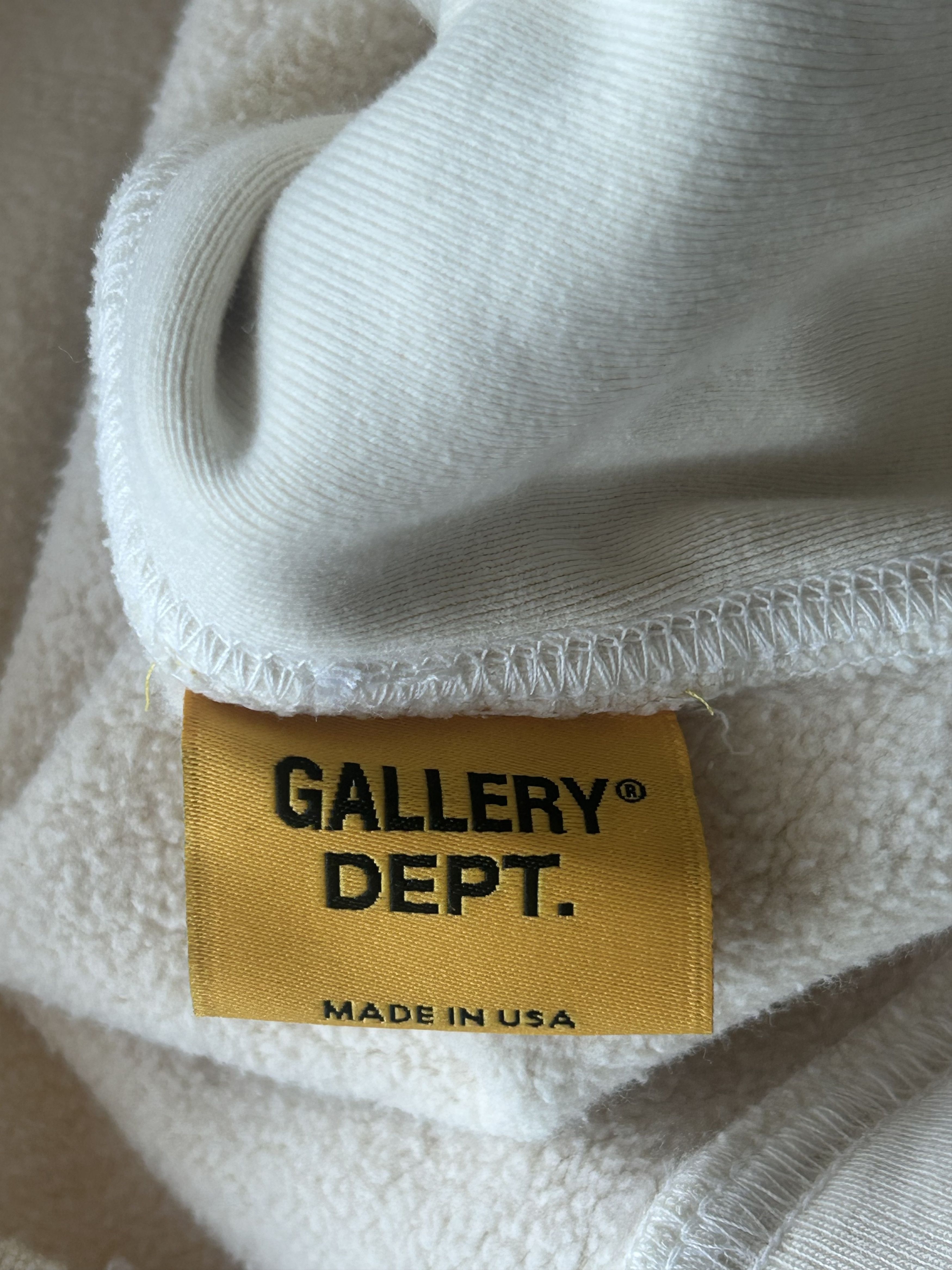 Gallery Dept. Gallery Dept Cream & Black Gym Hoodie Size US XXL / EU 58 / 5 - 4 Thumbnail