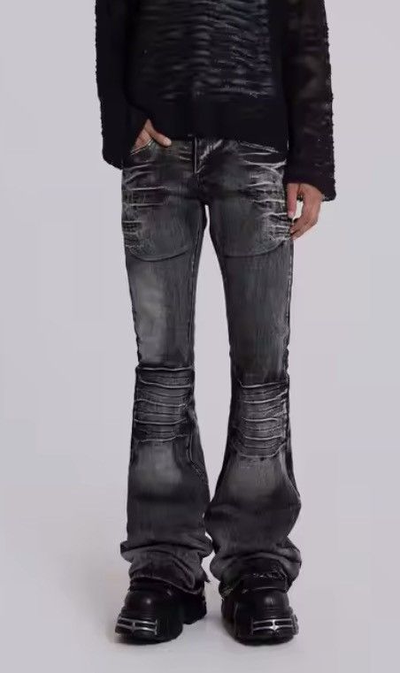 Japanese Brand Y2K Mid Flared Jean Size US 34 / EU 50 - 6 Thumbnail
