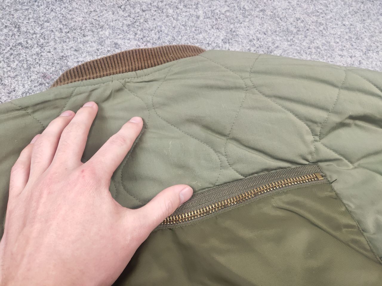 Diesel Diesel Reversible Quilted military Cordura Bomber Jacket Size US XL / EU 56 / 4 - 12 Thumbnail
