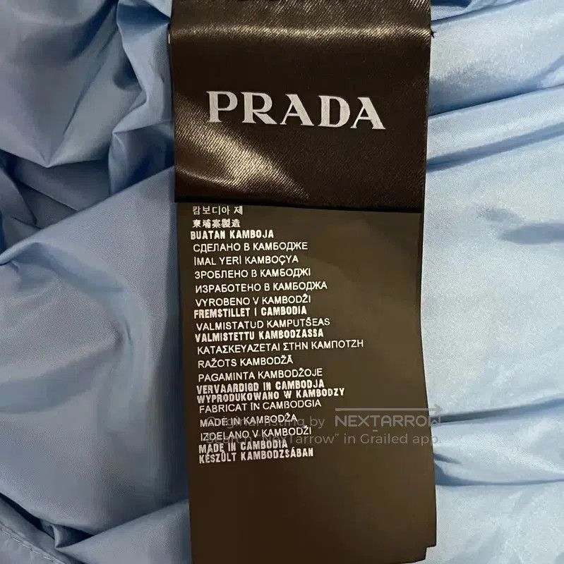 Prada Prada Blue Men's Down Jacket for Spring/Fall. Size US M / EU 48-50 / 2 - 5 Thumbnail