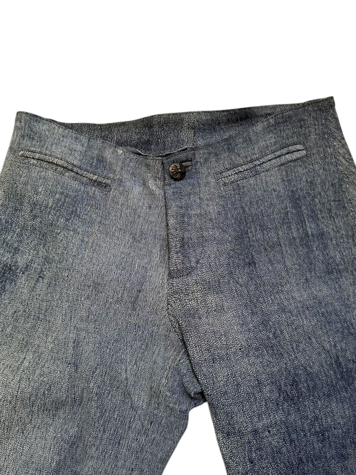 Chrome Hearts Chrome Hearts Blue Leather Pants Size 25" / US 0 / IT 36 - 11 Thumbnail