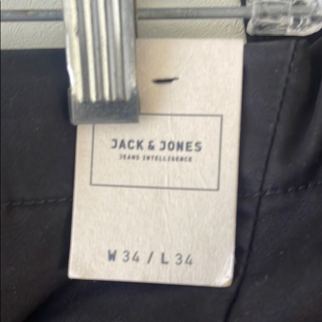 Jack & Jones Jack Jones 420 NOOS Men's Black Pants size 34x34 NWT Size US 34 / EU 50 - 4 Thumbnail