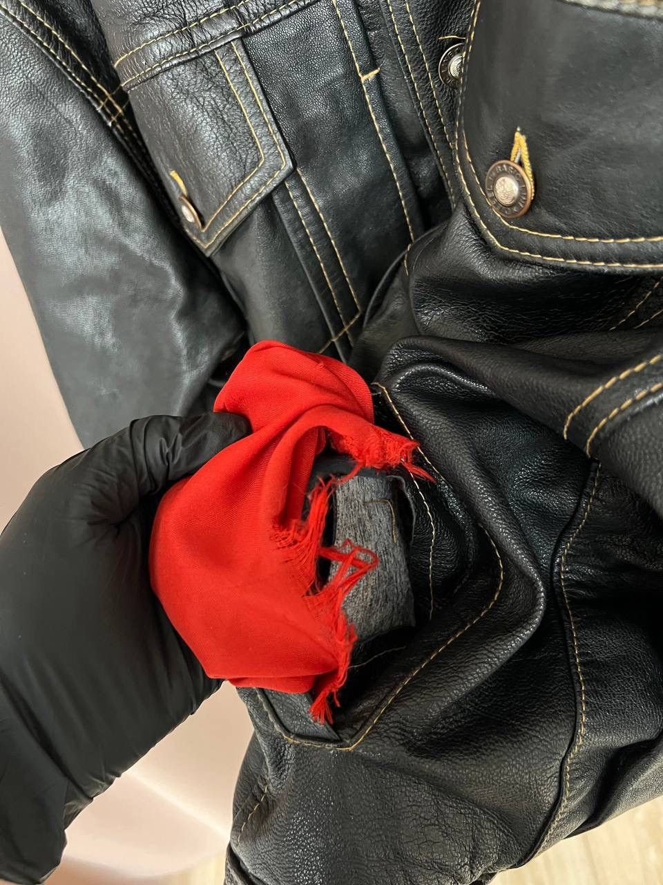 Diesel Diesel Big Back Logo Leather Jacket New World Basic Size XL Size US XL / EU 56 / 4 - 25 Thumbnail