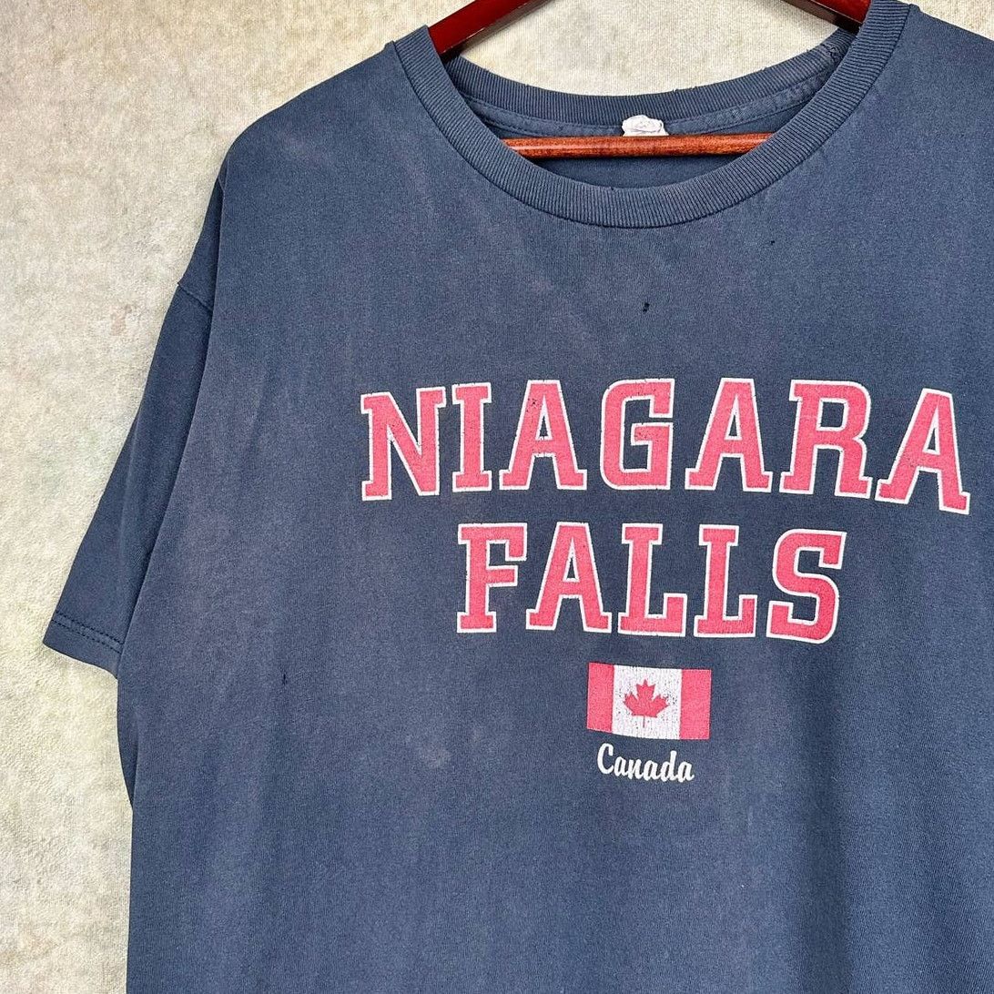 Vintage Vintage Niagara Falls Travel T Shirt Sz XL Navy Blue Size US XL / EU 56 / 4 - 4 Thumbnail