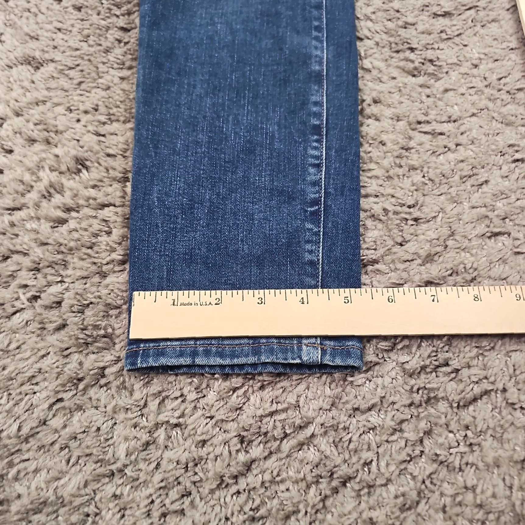 Mavi Mavi Jeans Women 27 Skinny Ankle Mid Rise Stretch Casual Adriana 25x27 Denim Blue Cotton Polyester Spandex Regular Inseam 27 Size 27" / US 4 / IT 40 - 7 Thumbnail