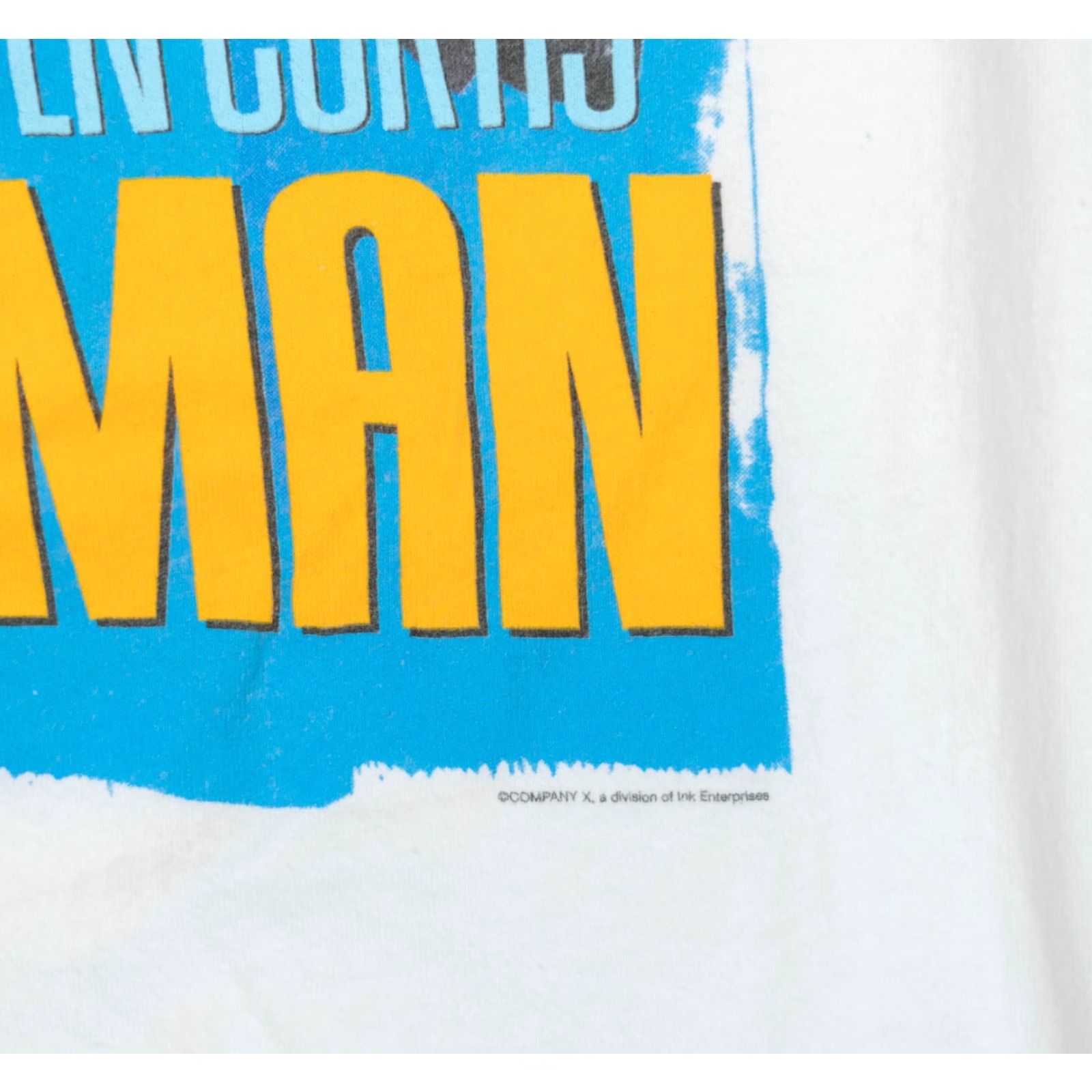 Hanes VINTAGE Hanes Shirt XL Live Out Loud Band Tour Tee 23x29 White 80s 90s Music Punk Mens Size US XL / EU 56 / 4 - 7 Thumbnail
