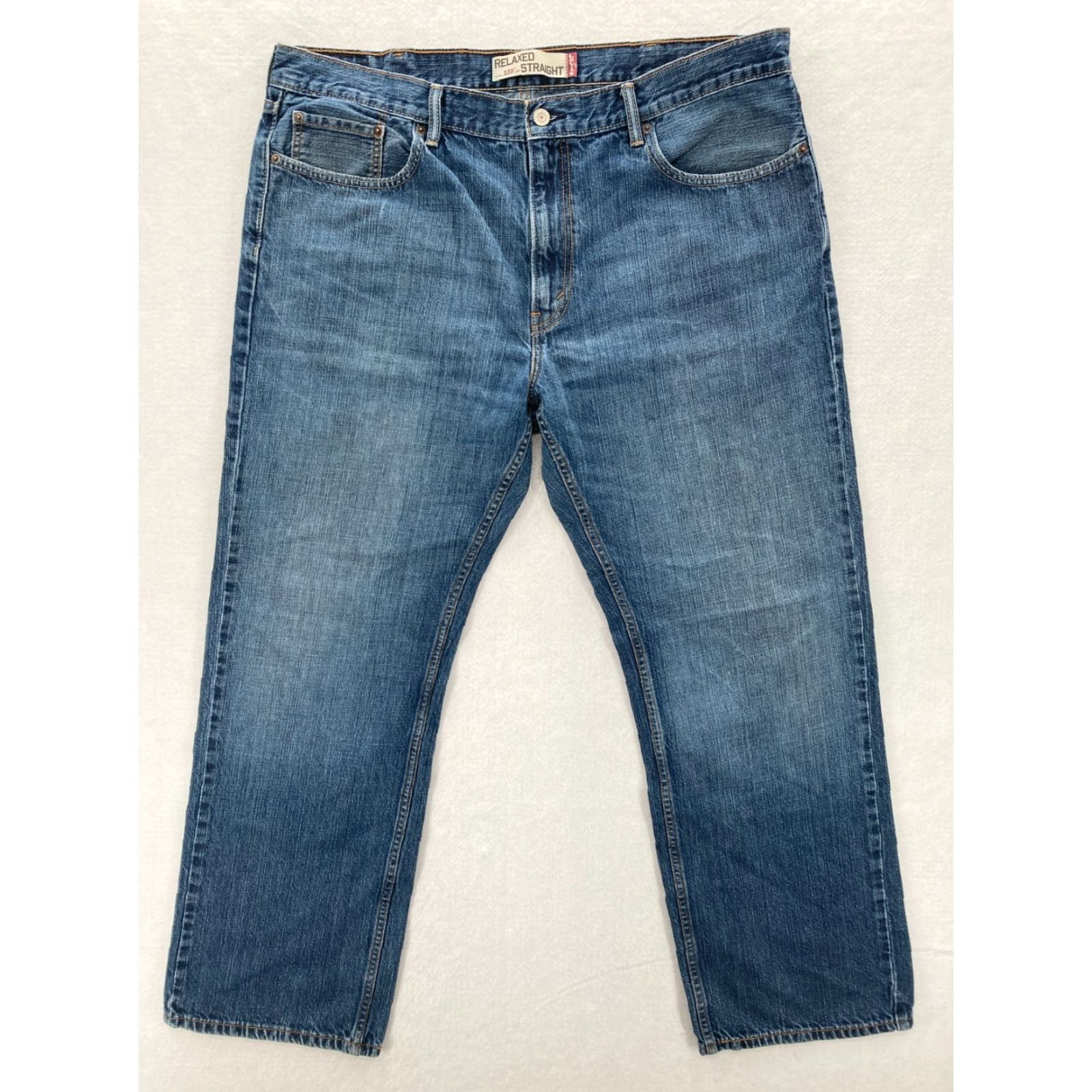 Levi's Levi's 559 Mens Jeans Straight Leg Relaxed Denim 40x32 Medium Wash Blue 559 Model Regular Inseam 32 Mens Size US 40 / EU 56 - 2 Thumbnail