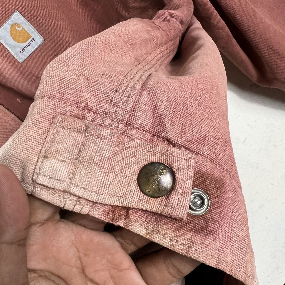 Carhartt 🔥 RARE VINTAGE CARHARTT DETROIT BLANKET DYED SUN FADED Size US L / EU 52-54 / 3 - 13 Thumbnail