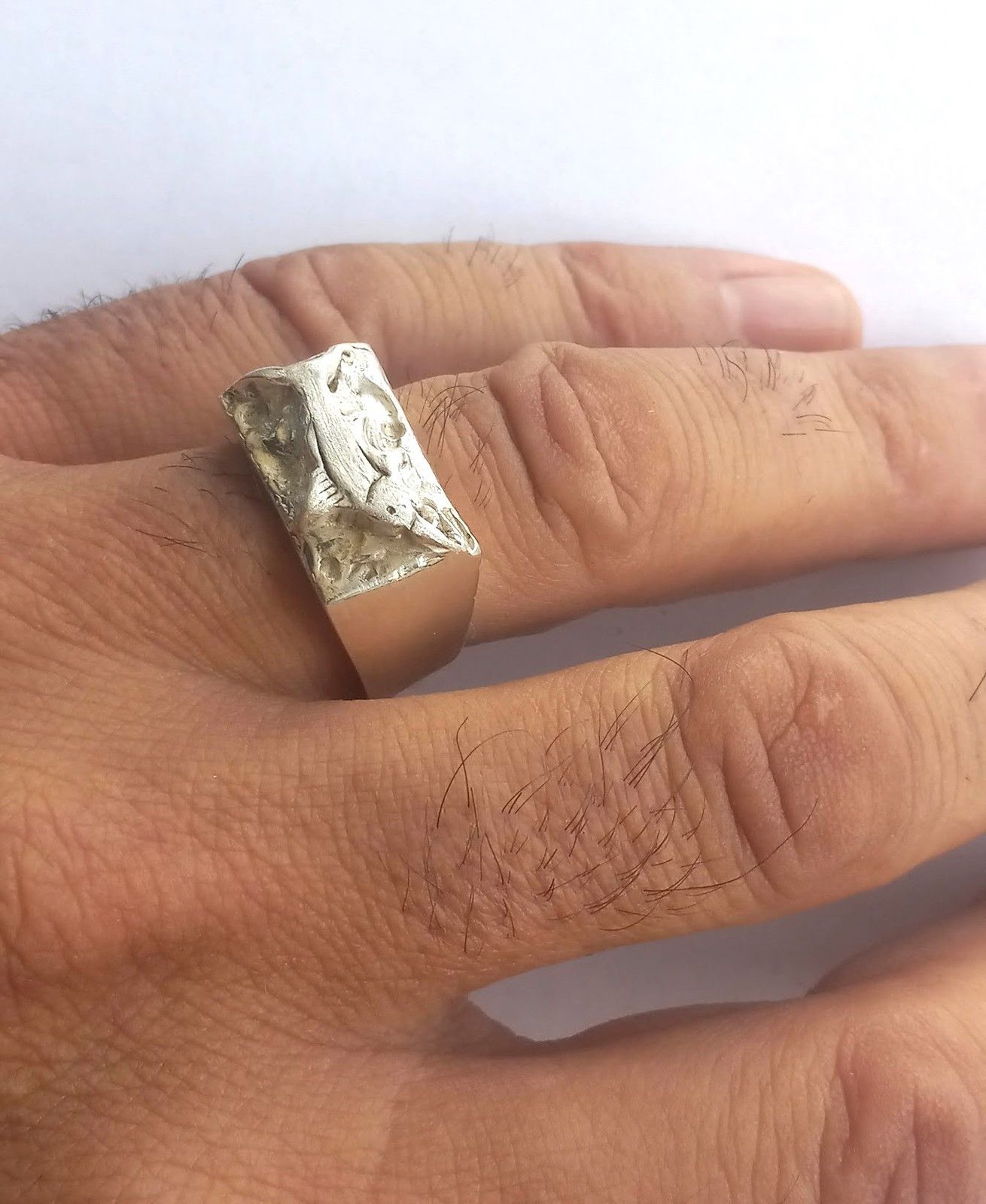 Other Men's sterling silver .925 stamped swordfish design Size ONE SIZE - 2 Thumbnail